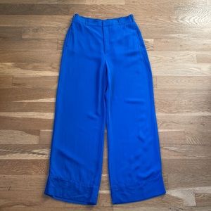 Zara - Blue Wide Leg Pants - Size L